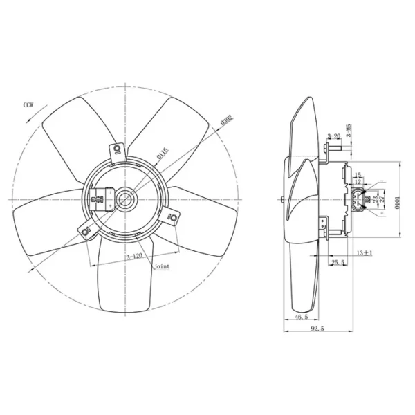 Motor electroventilador Chevrolet Corsa – Rodriparts
