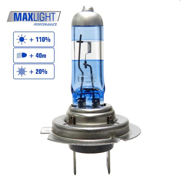 Bombillo 12V 55W Halogeno Max Light Blister 2 Und Px26D (H4)