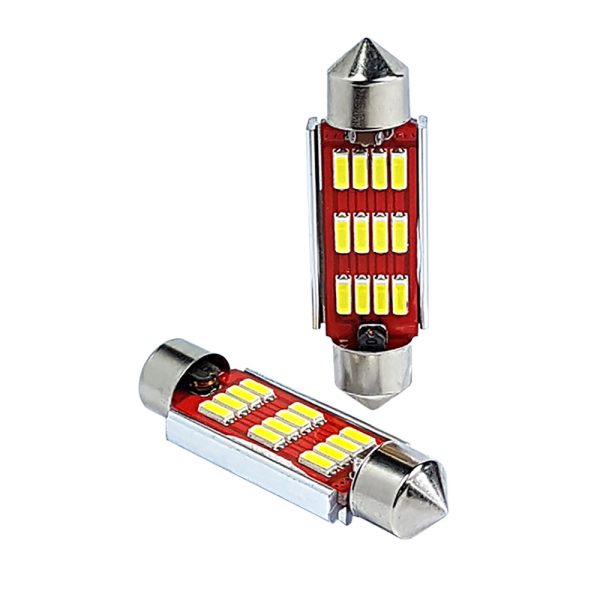 Bombillo Led 12V Sofito 21W (11 X 41Mm ) Set 2Und